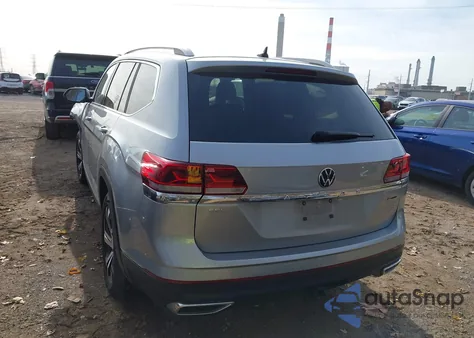 2021 Volkswagen Atlas 3.6L V6 Sel Premium из США, поврежденный, VIN 1V2TR2CA5MC536156